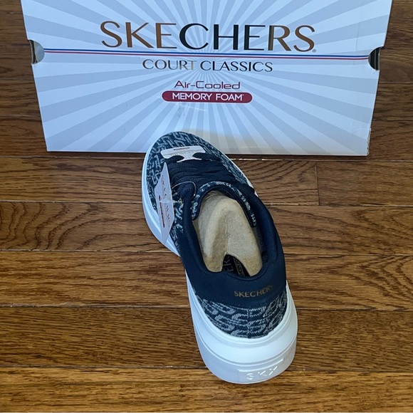 Sketchers Court Classic Cordova Classic Low Top Sneakers Blue Denim Women’s 5 - Picture 6 of 13